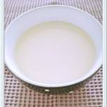 Molho branco com leite de coco
