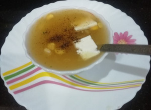 A picture of Sweetcorn Veg Clear Soup.