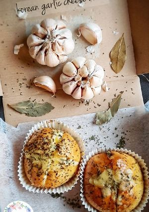 Foto resep Korean Garlic Cheese Bread
