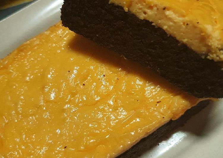 Resep Brownies Cream Cheese (Brocheese) Keto ~, Enak