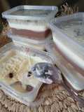 Puding coklat saus keju susu lumer🥰