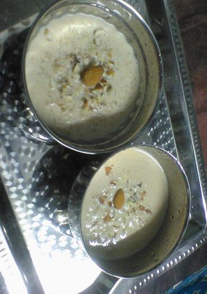A picture of Rice kheer.