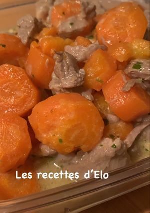 Une photo de Sauté de veau à la moutarde au Cookeo