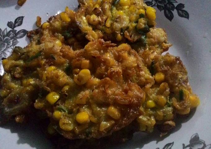 Resep Bakwan Jagung Kriuk Ala Menado Dadar Jagung Jawa Oleh Vina