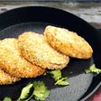 Berenjenas fritas con avena