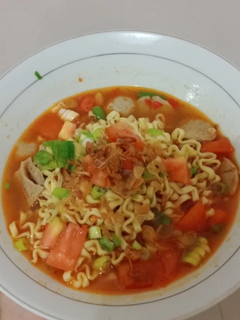 Cara Gampang Membuat Resep Mie Rebus tektek jonthor by bunda YagaRizga yang Lezat Anti Ribet, Uenak Banget
