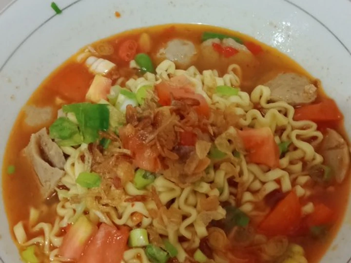 Cara Gampang Membuat Resep Mie Rebus tektek jonthor by bunda YagaRizga yang Lezat Anti Ribet, Uenak Banget