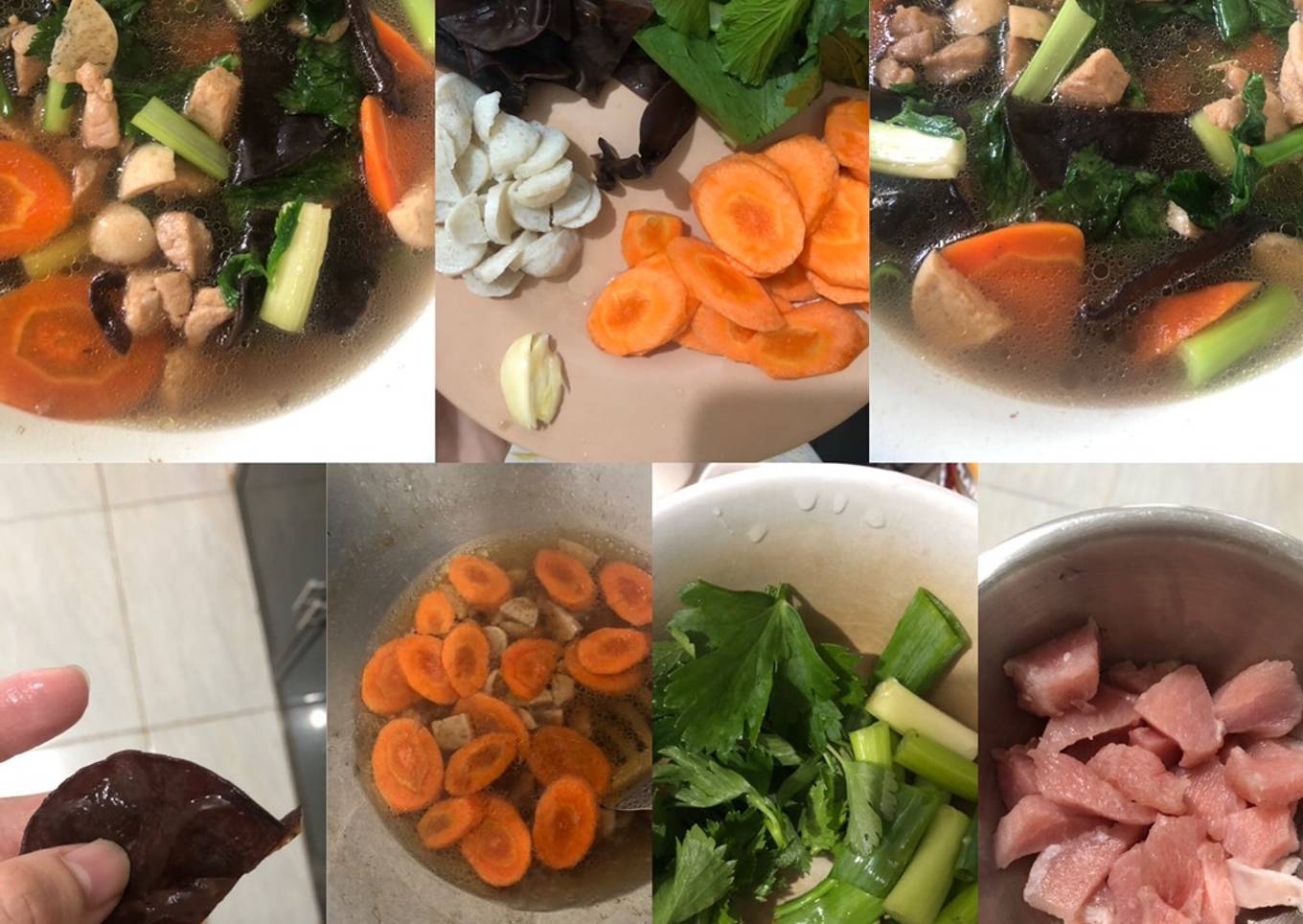 Capcay Kuah Dengan Daging Babi (Non Halal)