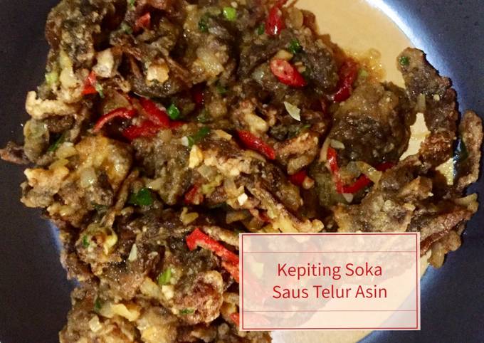 Kepiting Soka Saus Telur Asin