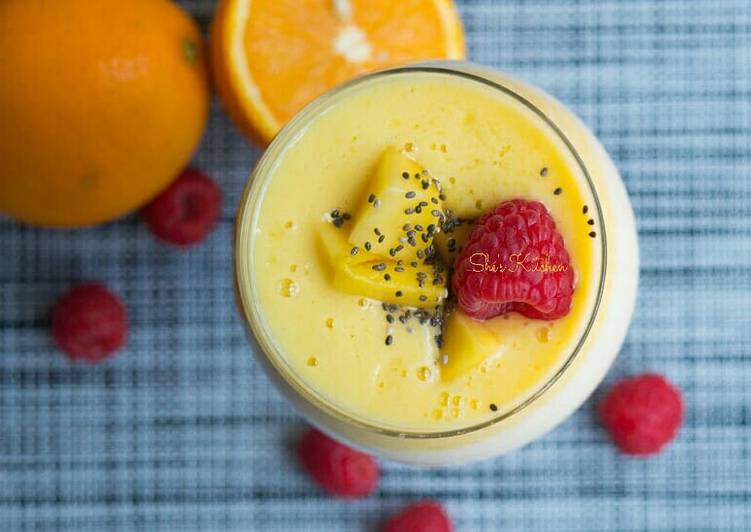 How to Prepare Any-night-of-the-week Tropical Mango Orange Smoothie #CharityRecipe