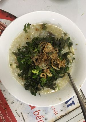 Hình của món Cháo nhung hươu.