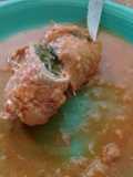 Rollitos de carne rellenos de acelgas. ॐ