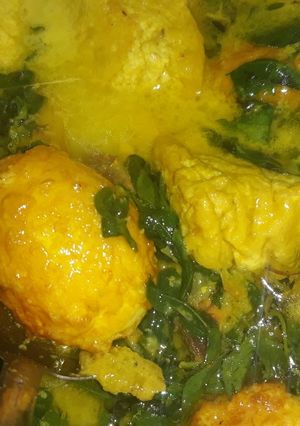 Foto resep Cakalan Tahu Telor masak Santan