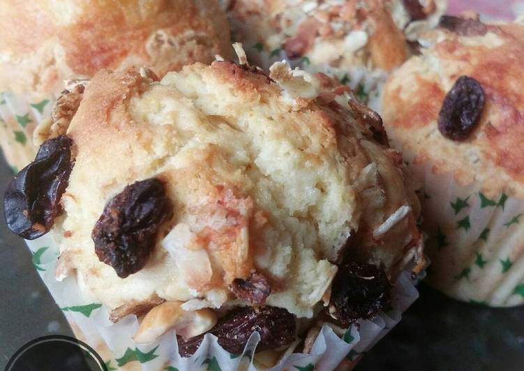 Langkah Menyiapkan Custard Muffin yang mudah