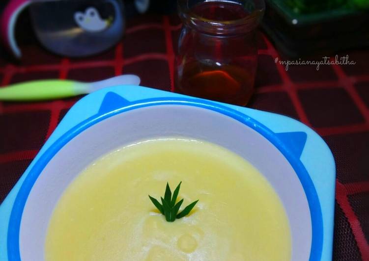 Rahasia Memasak Bubur Kacang Hijau Saus Kurma (Mpasi 7+) yang Enak