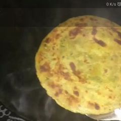 Methi ka pratha A picture of Methi ka pratha.