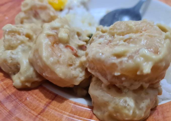 Udang saus telur asin