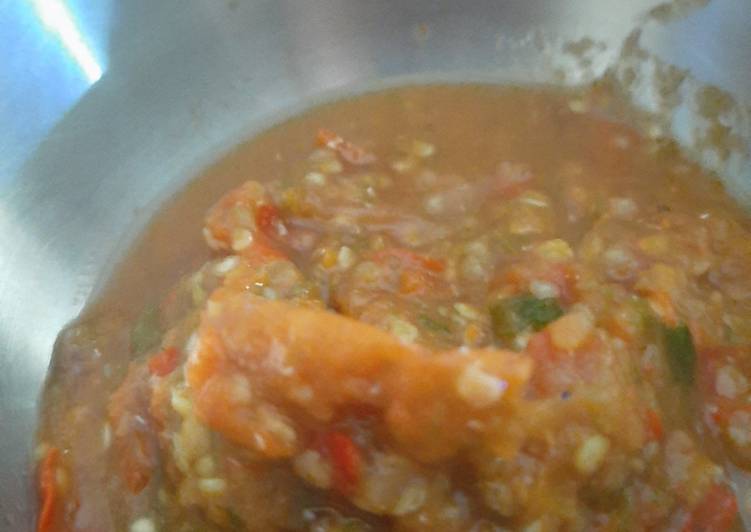 Resep Sambal rebus tomat Enak dan Antiribet