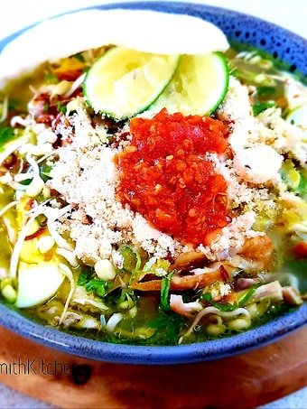 Easy Ways Make|Recipe} Soto ayam (chicken and bean sprouts soup) the Delicious, Perfect