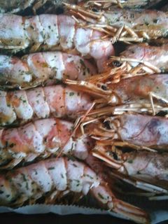 Una foto de Gambas al horno