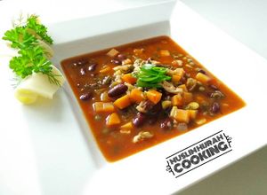 Foto resep Red Beans Soup (Sup Kacang Merah)