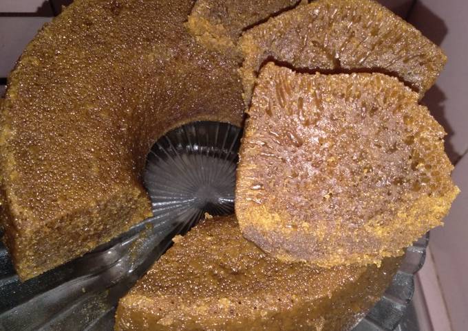 Resep Bolu Karamel (Sarang Semut) Kukus, Lezat