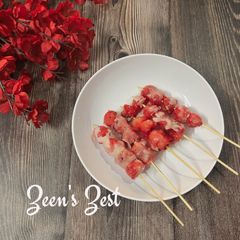 A picture of Watermelon Tanghulu.