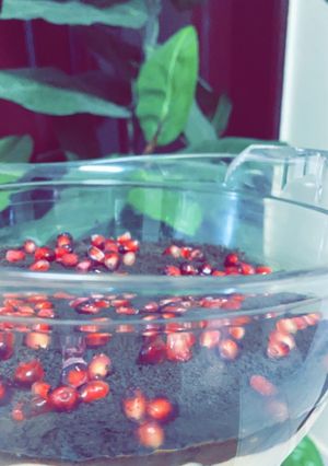 صورة لوصفة ترافل الاوريو والرمان 🍫🌙