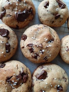 Une photo de Cookies chocolat fleur de sel by #lesgourmandises2ninie
