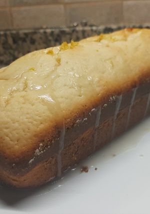 Una foto de Budín de Limón
