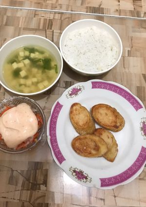Foto resep Egg chicken roll ala hokben