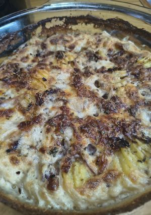 Una foto de Papas a la crema distintas
