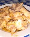 Tutitos de pollo a la mostaza