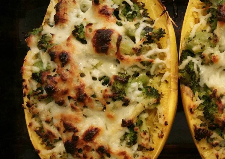 Simple Way to Make Quick Spaghetti Squash Lasagna with Broccolini