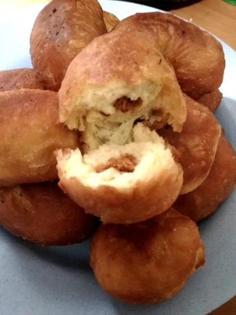 Langkah Mudah untuk Menyiapkan Resep 46. Odading isi Abon yang Enak Banget Anti Ribet, Lezat Sekali