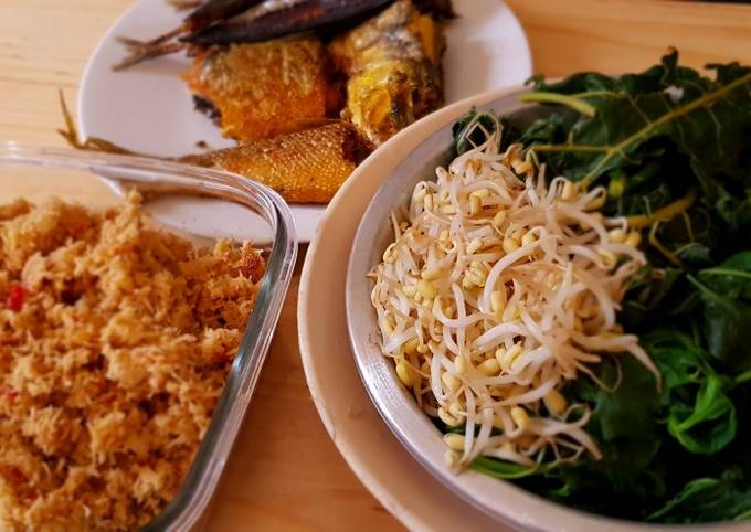 Cara Buat Gudangan / Urap Sayur Yang Mudah