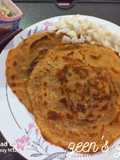 Shalgam or Turnip Parathas