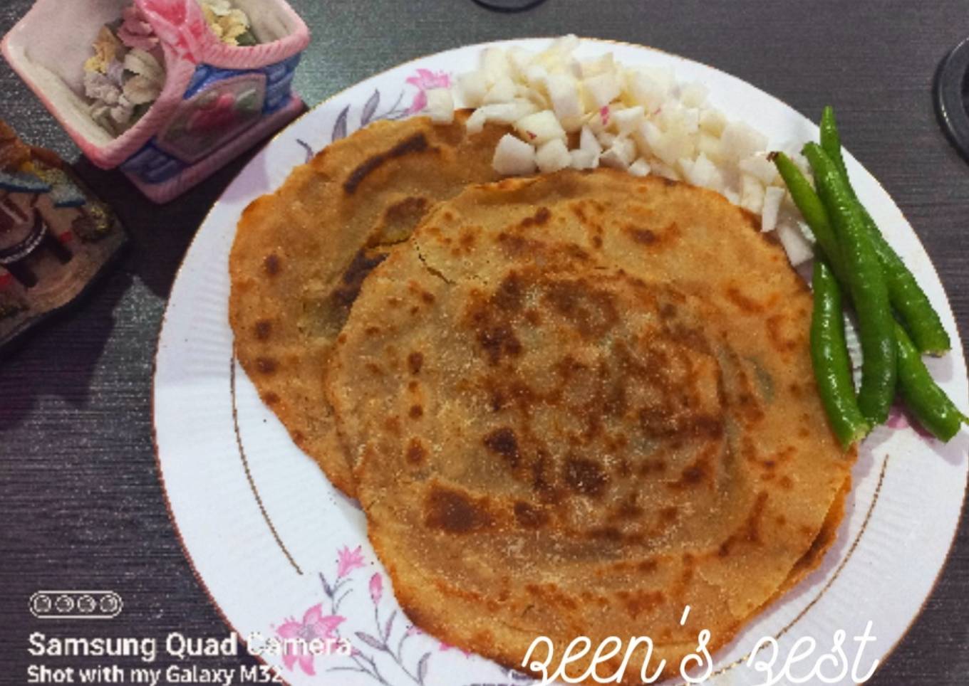 Shalgam or Turnip Parathas