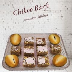 A picture of Chikoo Burfi.
