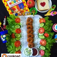A picture of Chicken Tandoori Doughnuts.