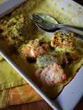 Gratin d'endives et saumon frais