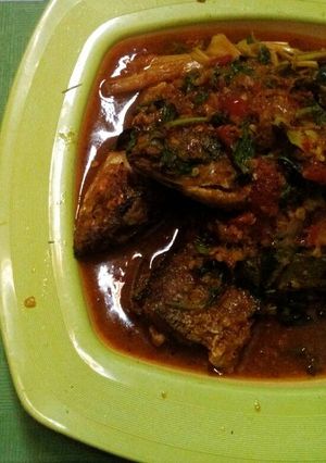 Foto resep Ikan bandeng bumbu kuning kemangi