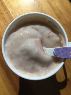 Una foto de Crema de frutillas 🍓 (BLW)