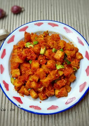 Foto resep Sambal balado Kentang Pete