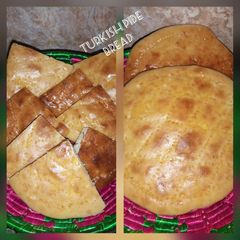 A picture of Turkish Pide Bread.