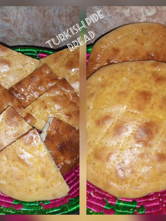 A picture of Turkish Pide Bread.
