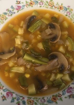 Una foto de Sopa de milpa