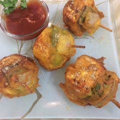 A picture of Crispy Paneer Sticks.