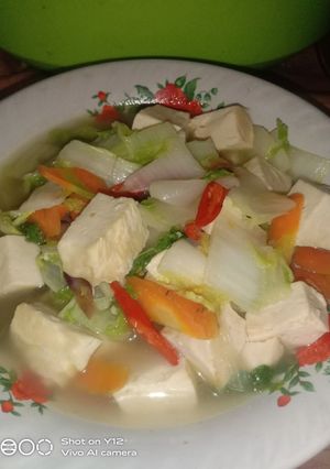 Foto resep Tumis sawi putih tahu wortel