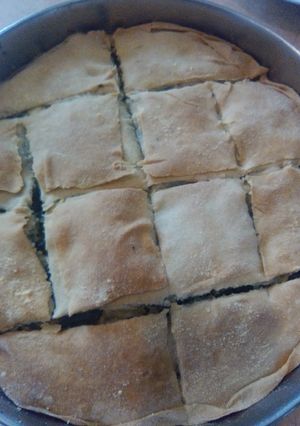 Φωτογραφία της συνταγής Σπανακοτυρόπιτα με χειροποίητο φύλλο και μπεσαμέλ